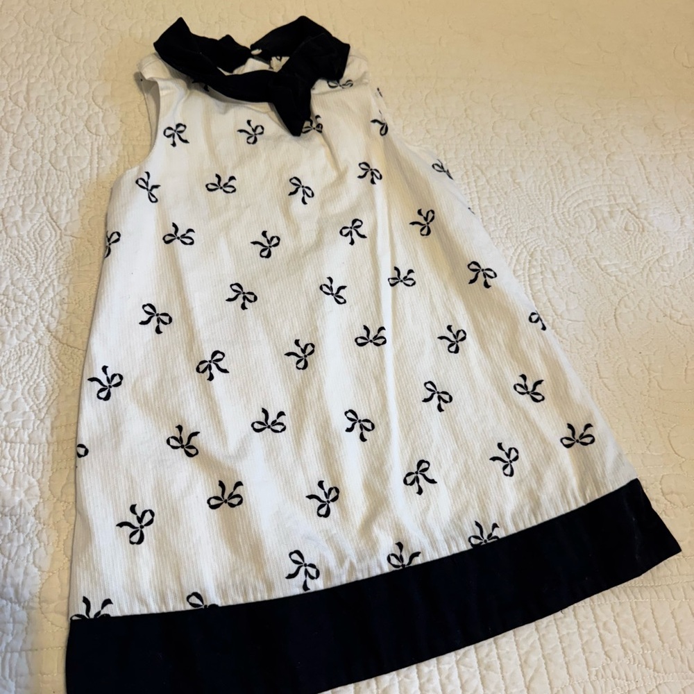 Janie and jack girls pink label 2T bow dress